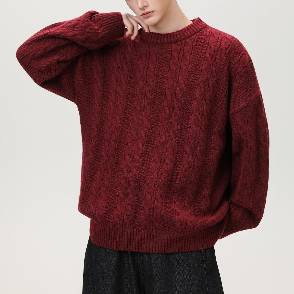 Walpole cable knit jumper sixth view