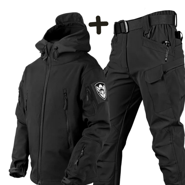 Caius men's tactical set in Black