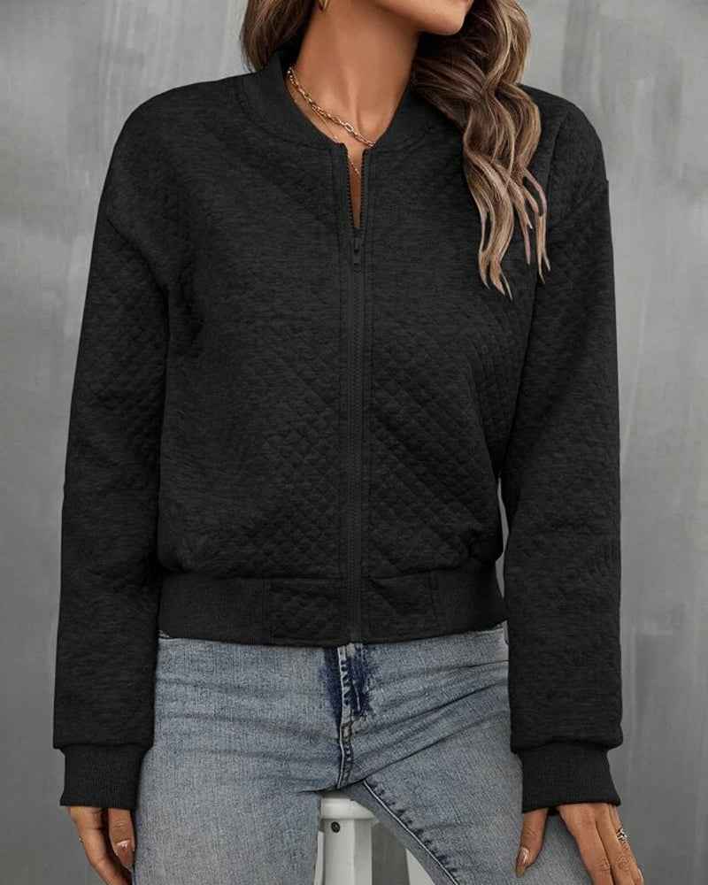 Amaryllis | Women's Quilted Bomber Jacket