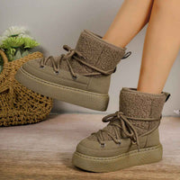 Lucasta | Women's Orthopedic Lace-Up Ankle Boots