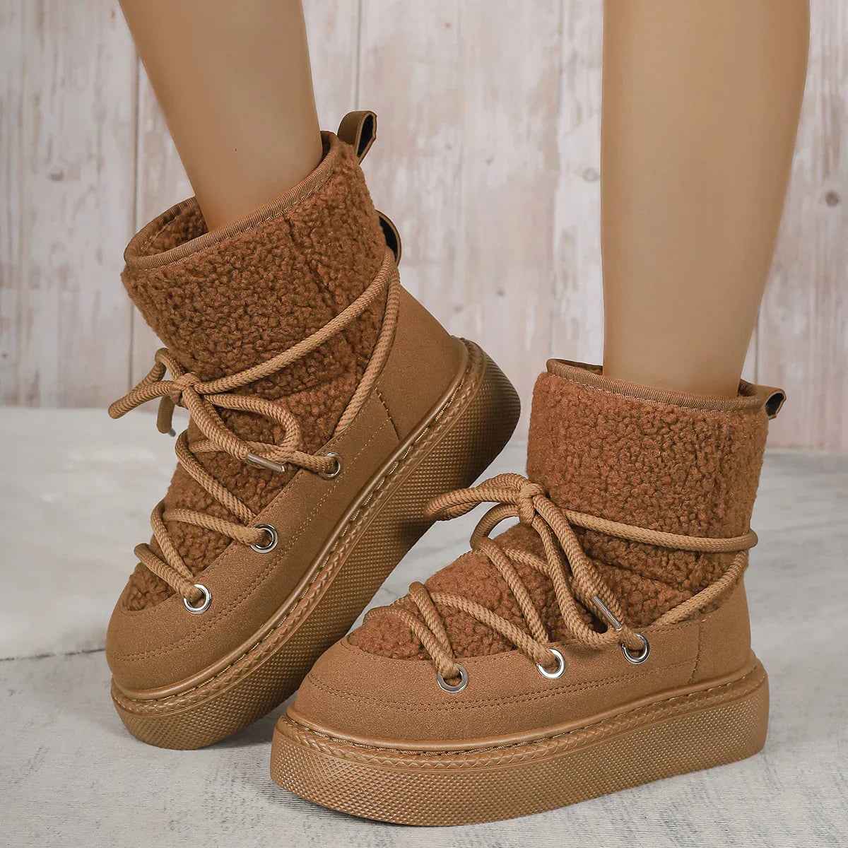 Lucasta | Women's Orthopedic Lace-Up Ankle Boots