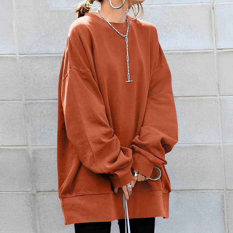 Tacita | Women's Oversized Crewneck Pullover Jumper