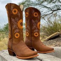 Jacinta boots mid-calf shaft detail