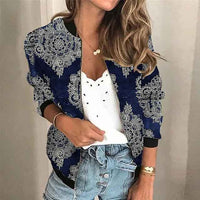 Hilaria | Women's Printed Bomber Jacket