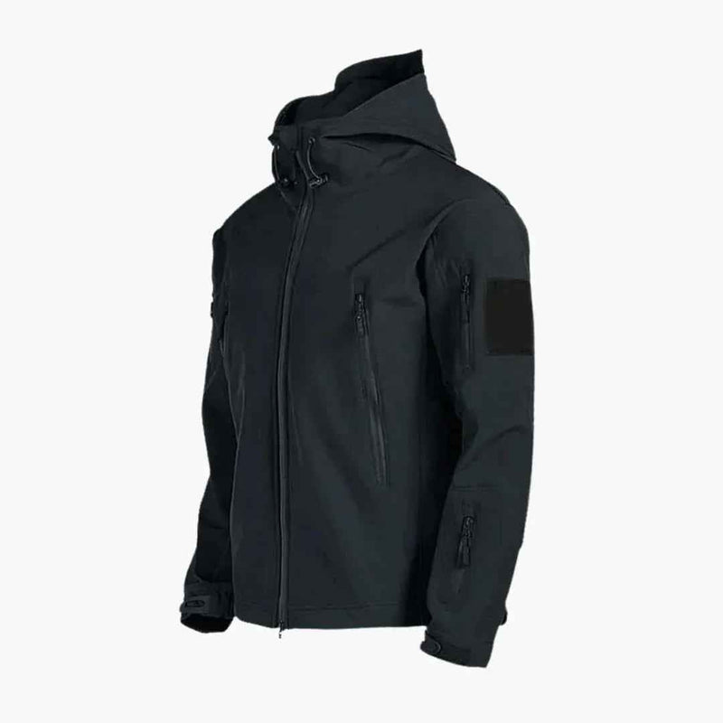 Aurelius | Men's All-Weather Rain Jacket with Hood and Zipper Pockets