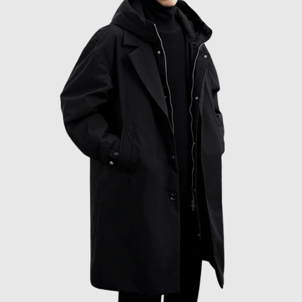 Salisbury trench coat in Black