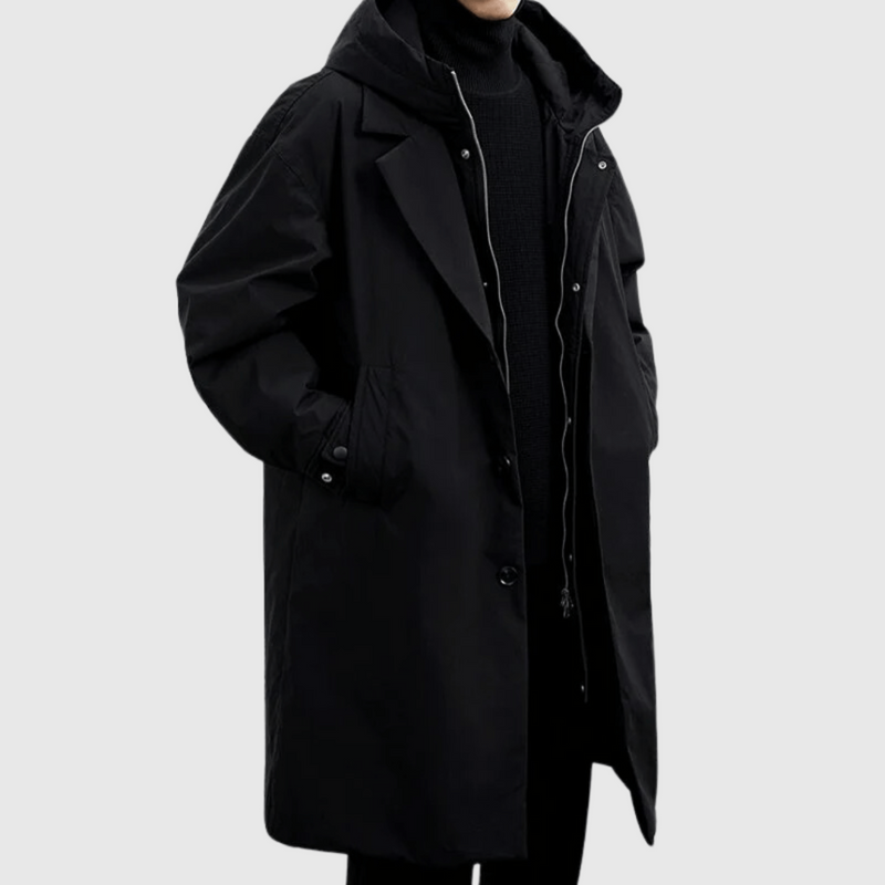 Salisbury trench coat in Black