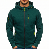 Cadmus men's zip-up hoodie in Green