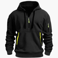Abelard | Men's Hoodie with Adjustable Hood and Zipper Pockets