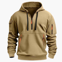 Abelard | Men's Hoodie with Adjustable Hood and Zipper Pockets