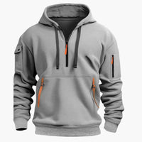 Abelard | Men's Hoodie with Adjustable Hood and Zipper Pockets