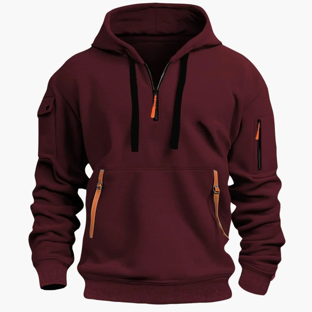 Abelard men's hoodie in Red