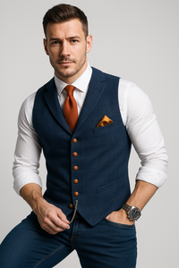 Langley waistcoat detail