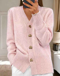 Prudence | Women's V-Neck Button-Front Cardigan