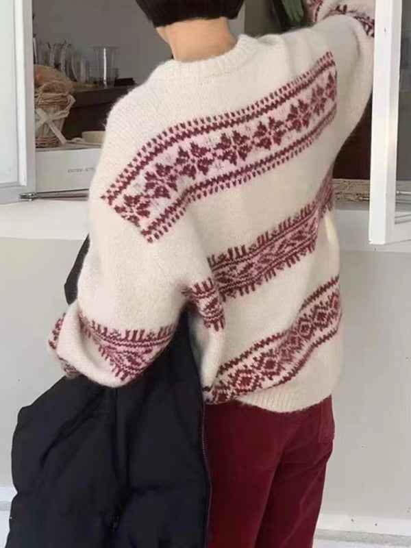 Reinette | Women's Fair Isle Crewneck Jumper