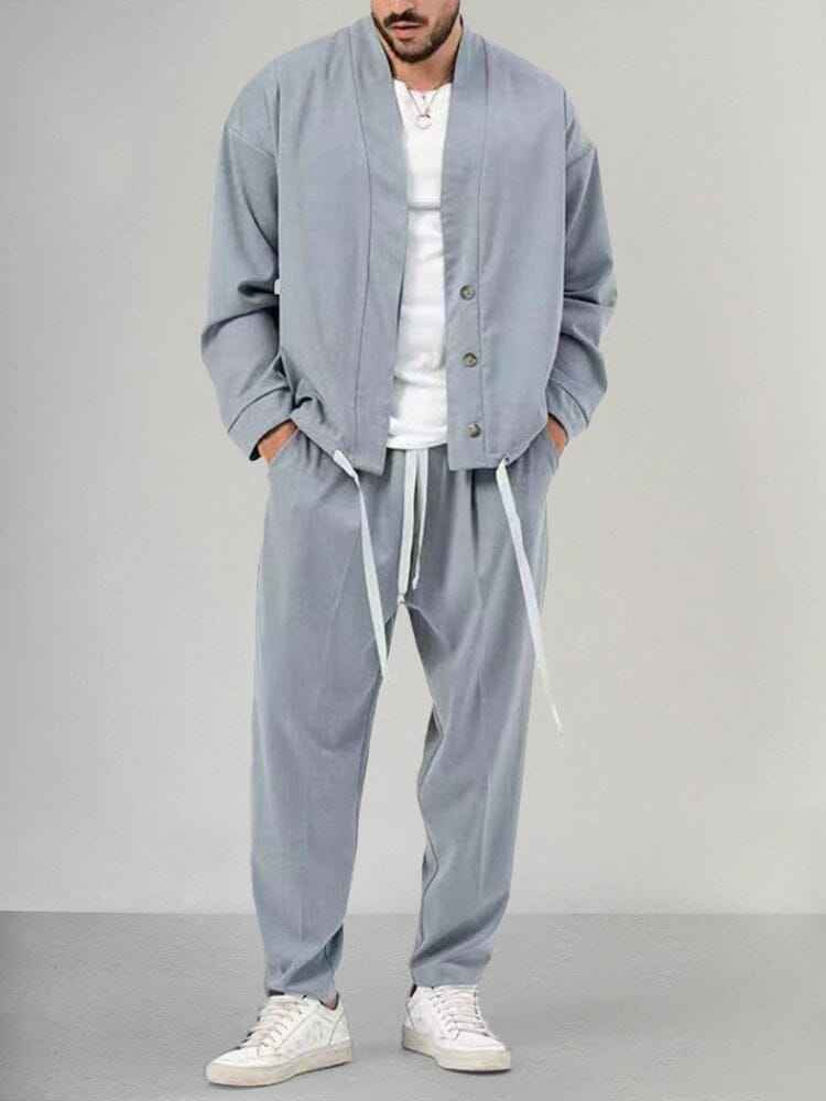 Dermot | Men's Relaxed Fit Kimono Jacket and Trousers Set
