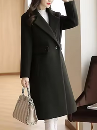 Guinevere coat in Dark Green