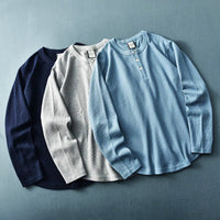 Sherwood long sleeve henley shirt eighth view
