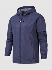 Faramond lightweight hooded jacket in Dark Blue