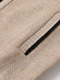 Lambert | Men's Zip-Up Ribbed Knit Cardigan with Stand Collar