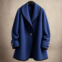 Averil swing coat in Blue