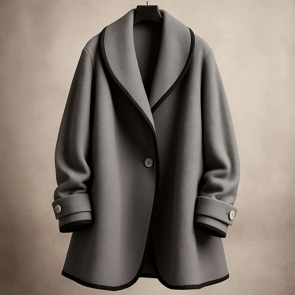 Averil swing coat in Grey