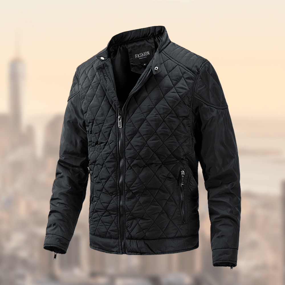 Alden | Men's Diamond Quilted Full Zip Jacket
