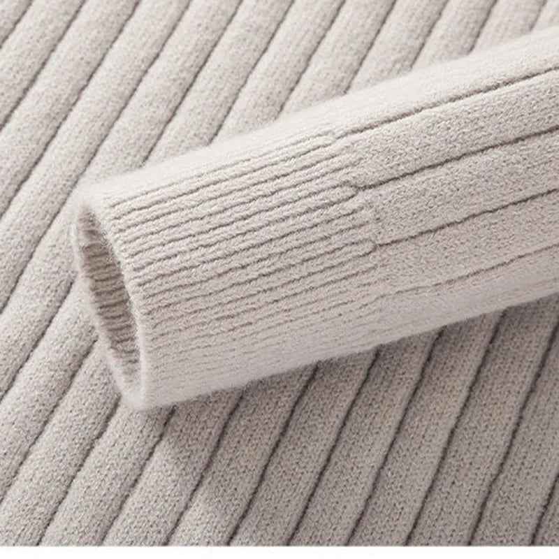 Tremaine | Men's Half-Zip Ribbed Jumper Stand Collar