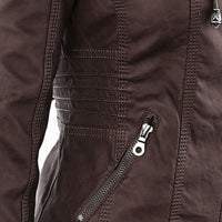 Agatha fitted hooded jacket detail view 15
