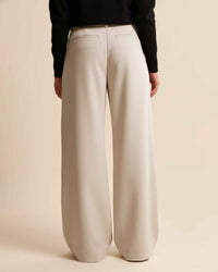 Jolanda | Women's High-Waisted Pleated Wide Leg Trousers