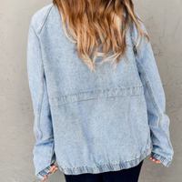 Daphne zip-up bomber jacket additional view 4