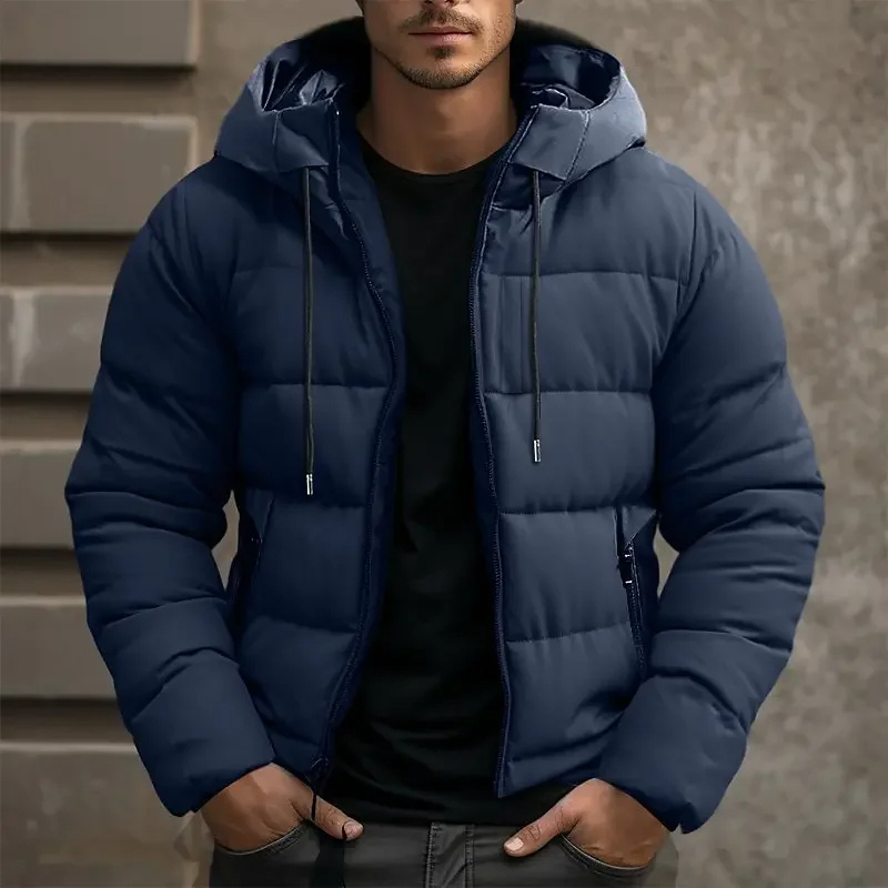 Northam quilted puffer jacket hood detail