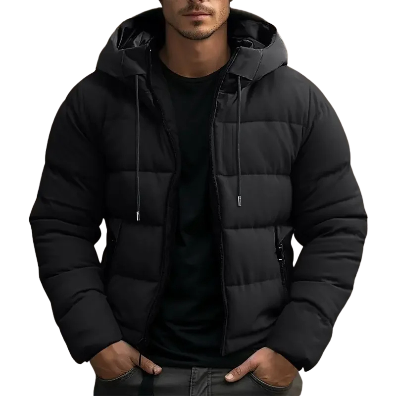Northam puffer jacket in Black