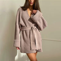 Candela wrap jumper in Pink