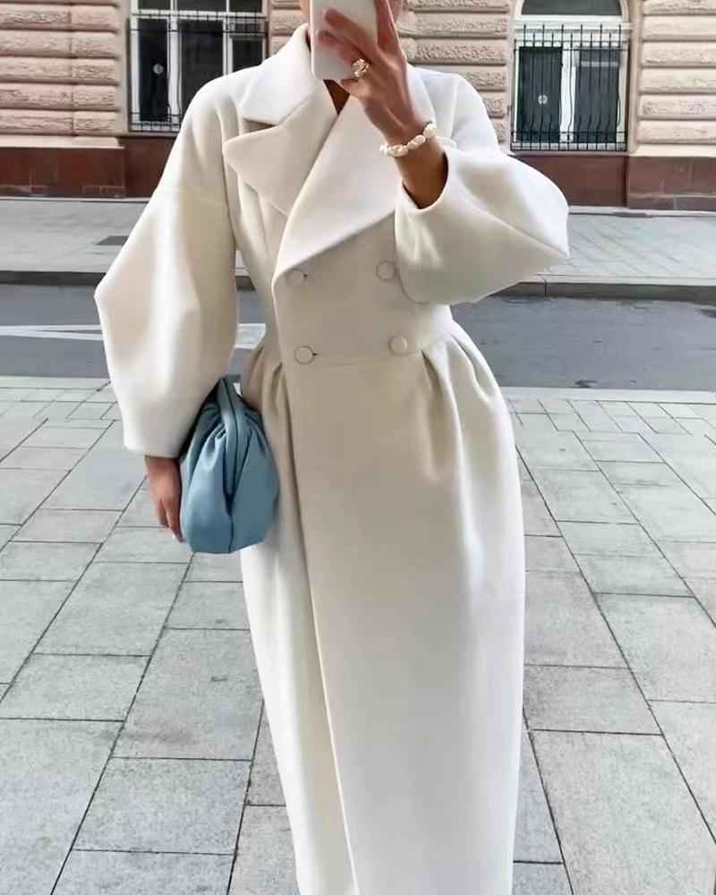 Philippa | Women's Double Breasted Long Coat