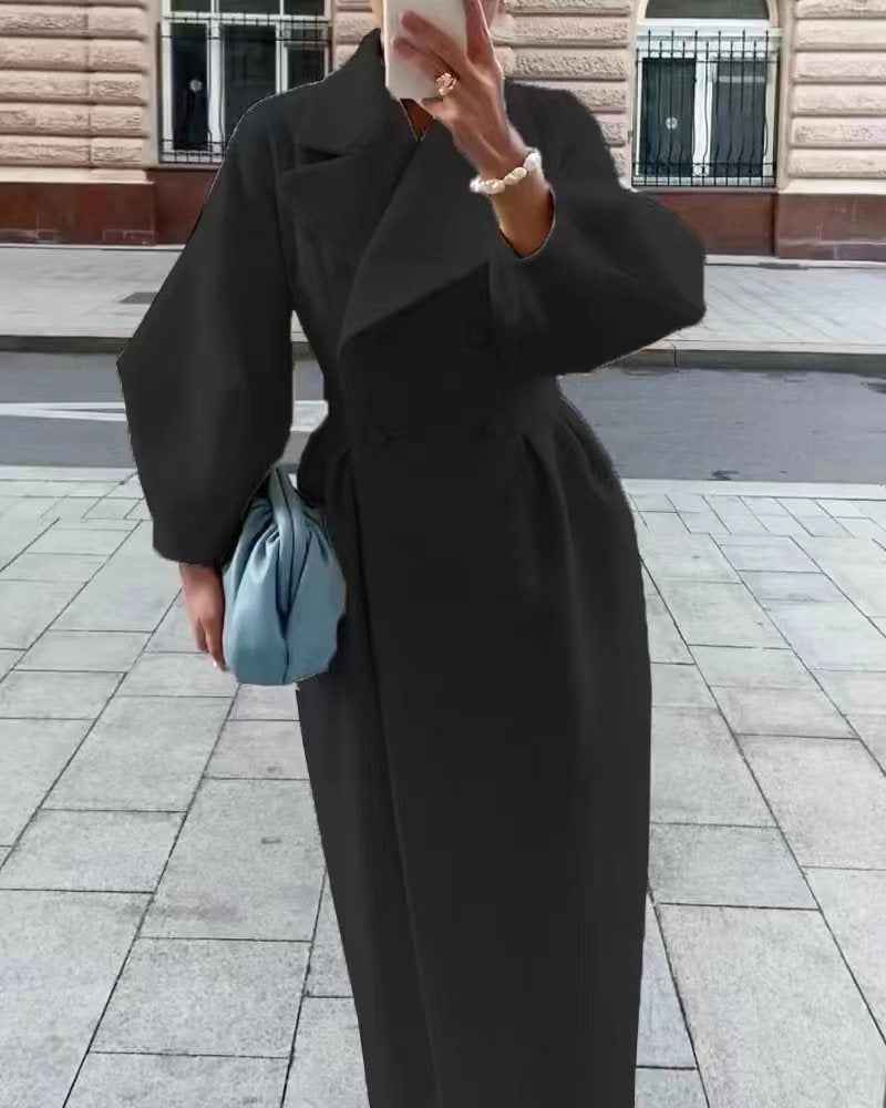 Philippa | Women's Double Breasted Long Coat