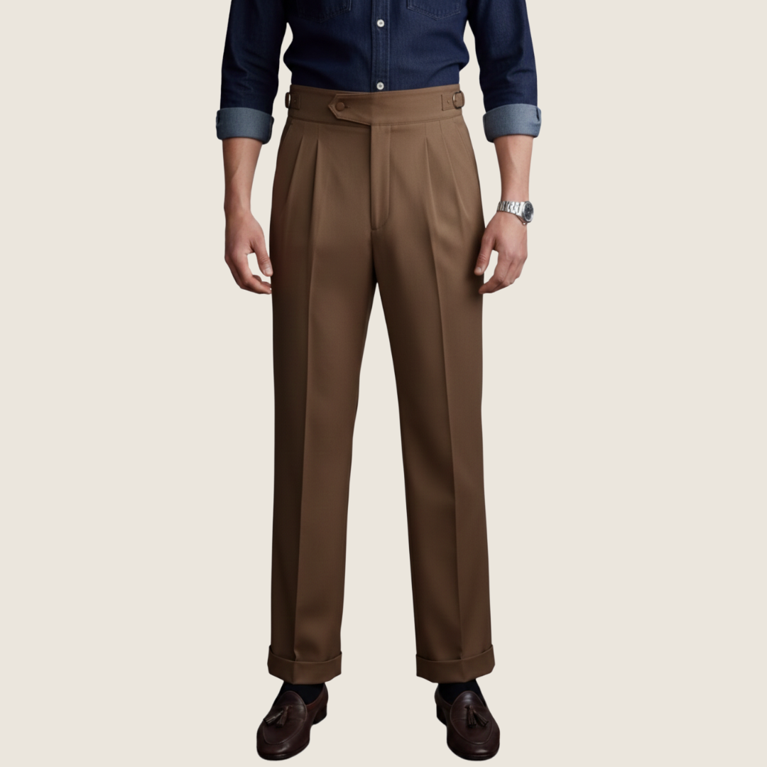 Stratford dress trousers in Brown