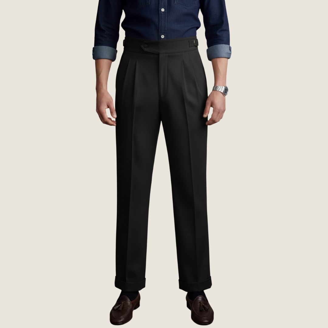 Stratford dress trousers in Black