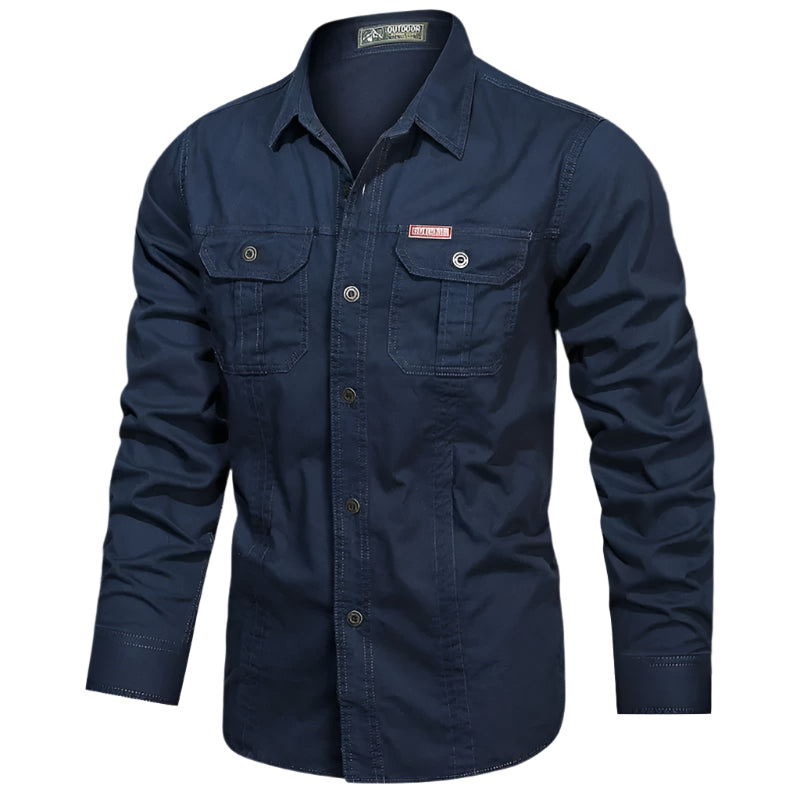 Octavian shirt in Navy Blue