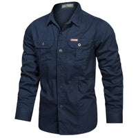 Octavian shirt in Navy Blue