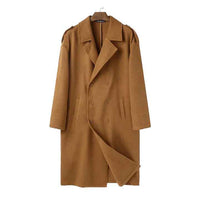 Redgrave | Men's Double-Breasted Wool-Blend Long Coat