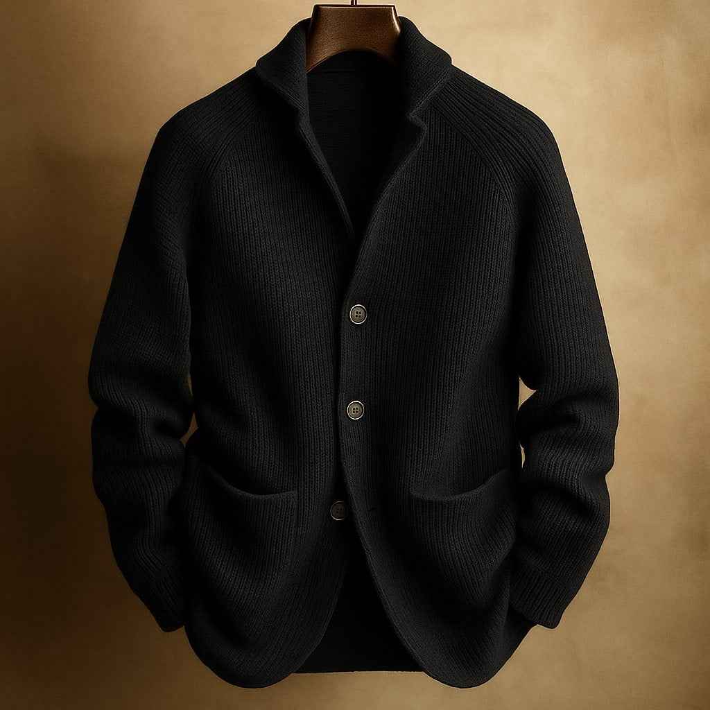 Garrick cardigan in Black