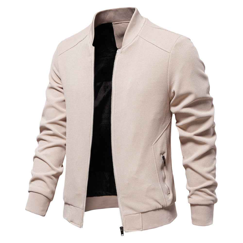 Berthold | Men's Slim-Fit Bomber Jacket with Welt Pockets