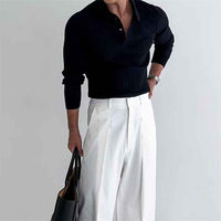 Crosby | Men's Slim Fit Long Sleeve Polo Shirt