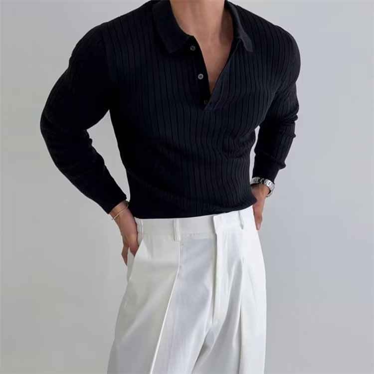 Crosby | Men's Slim Fit Long Sleeve Polo Shirt