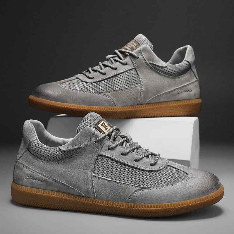 Morley | Men's Orthopedic Sneakers Grey and Khaki