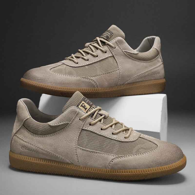Morley | Men's Orthopedic Sneakers Grey and Khaki