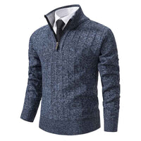 Redmond | Men's Quarter Zip Cable Knit Jumper