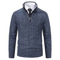 Redmond | Men's Quarter Zip Cable Knit Jumper