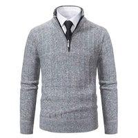 Redmond | Men's Quarter Zip Cable Knit Jumper